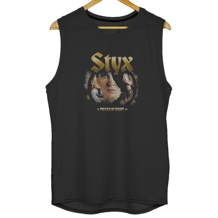 Styx Pieces Of Eight Black Unisex Tank Top