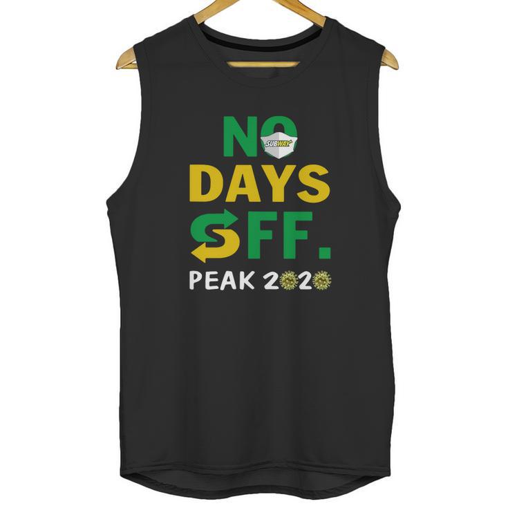 Subway No Days Off Peak 2020 Shirt Unisex Tank Top