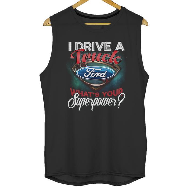 Superpower Ford Truck Unisex Tank Top