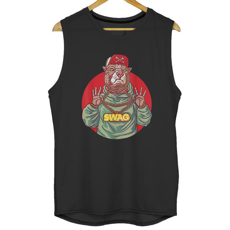 Swag Pit Bull Bulldog Unisex Tank Top