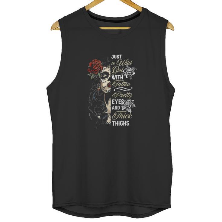 Tattoo Just A Wild Girl Unisex Tank Top