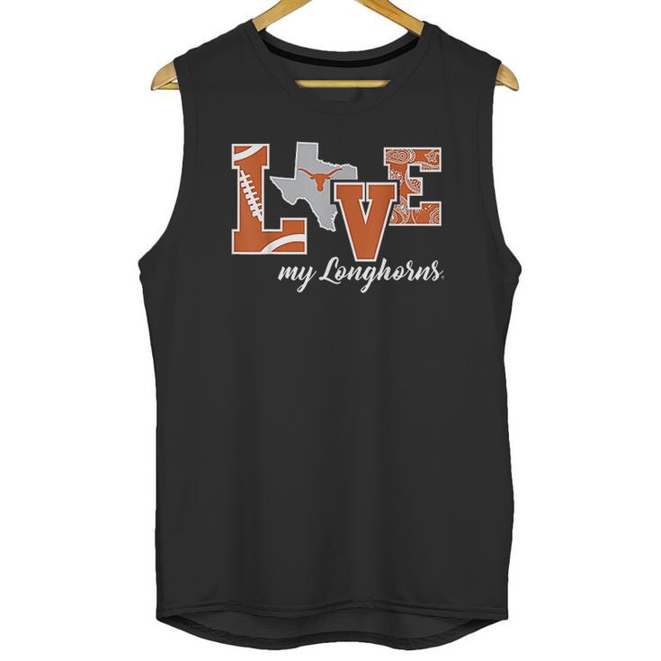 Texas Longhorns Love My Longhorns Unisex Tank Top