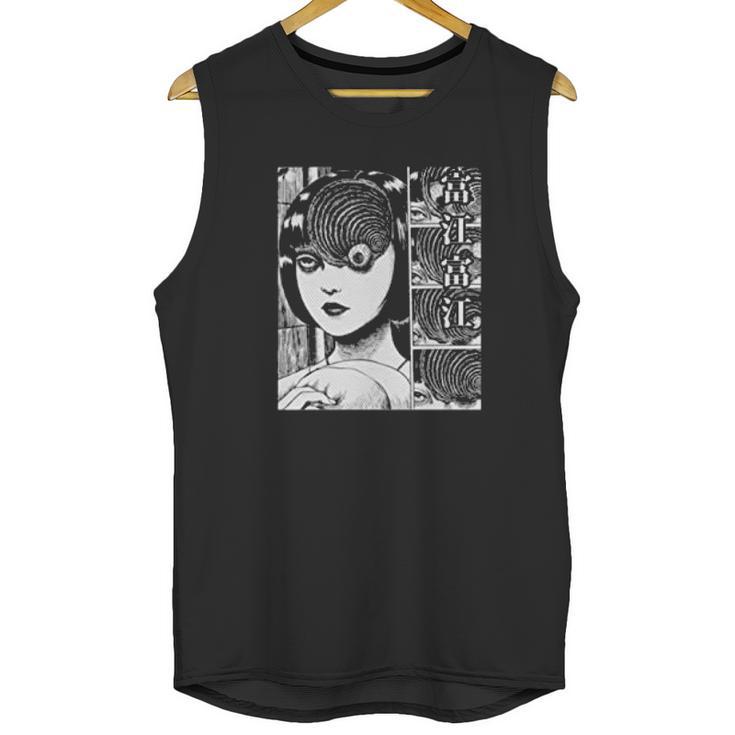 Tomie Junji Ito Black Unisex Tank Top