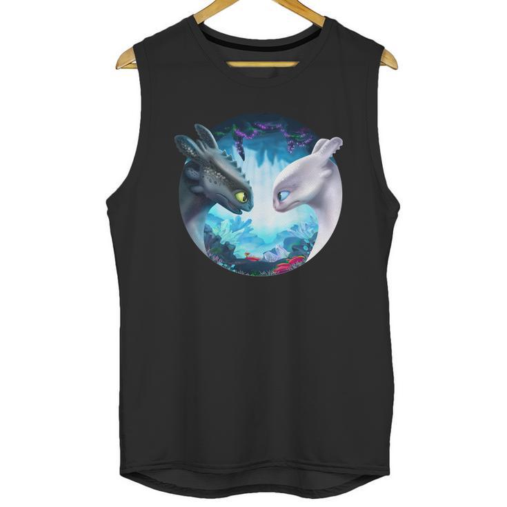 Toothless And Light Fury Unisex Tank Top