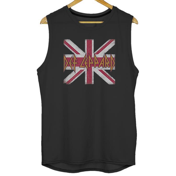 Trevco Def Leppard Union Jack Unisex Tank Top