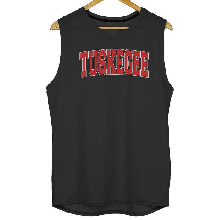 Tuskegee Al Alabama Varsity Style Usa Vintage Sports Unisex Tank Top