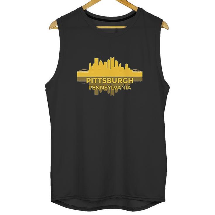 Ugp Campus Apparel City State Skyline Hometown Pride State Pride Unisex Tank Top