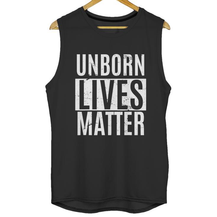 Unborn Lives Matter Antiabortion Prolife Fetus Tshirt Unisex Tank Top