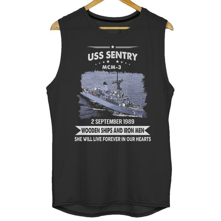 Uss Sentry Mcm3 Unisex Tank Top