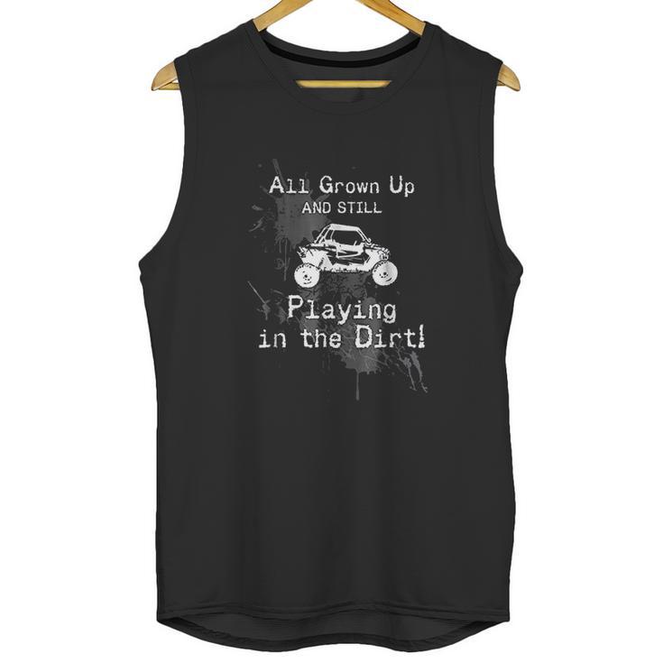 Utv Sxs 4X4 Playing In The Dirt Unisex Tank Top