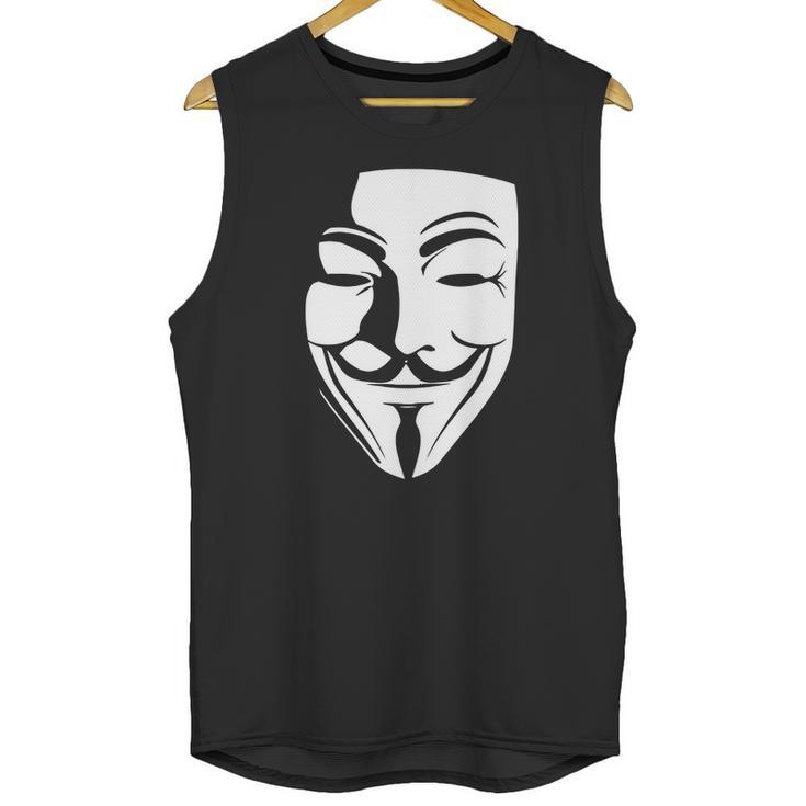 V Per Vendetta Face Film Horror Cinema Tv T-Shirt Unisex Tank Top