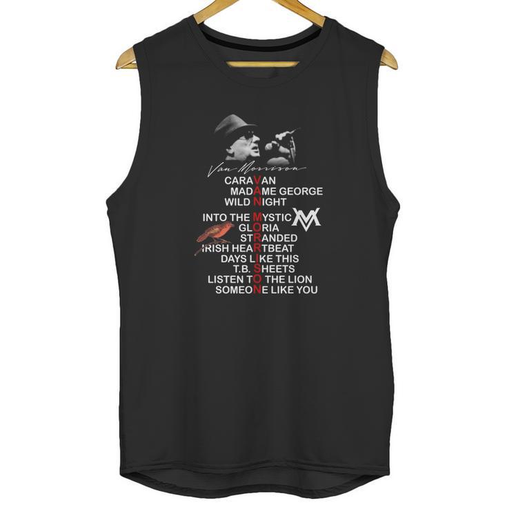 Van Morrison Print Unisex Tank Top