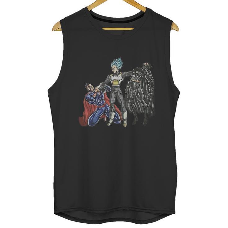 Vegeta Superman Batman Shirt Unisex Tank Top