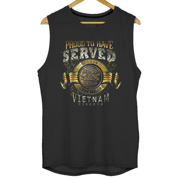 Vietnam Proud To Have Served Unisex Tank Top