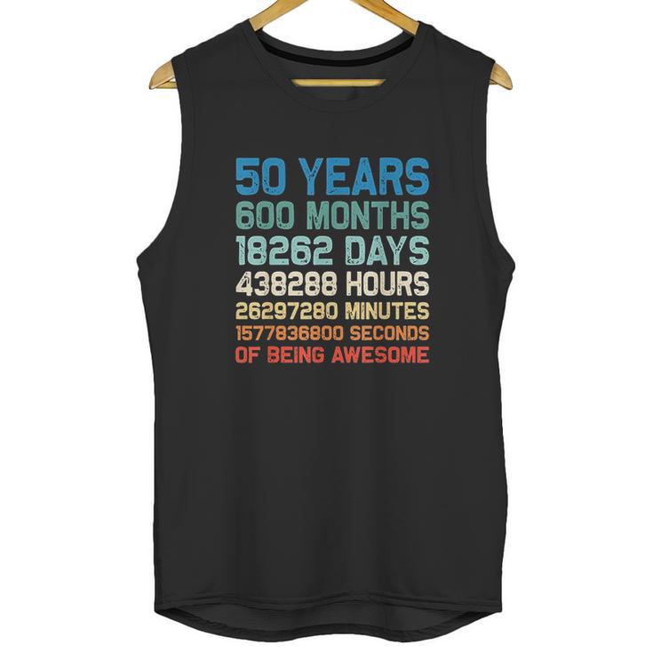 Vintage 1969 52Th Birthday 52 Yrs Old 600 Months Unisex Tank Top