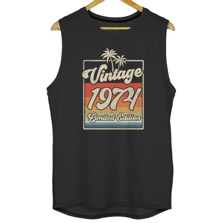 Vintage 1974 47Th Birthday Limited Edition 47 Years Old Unisex Tank Top