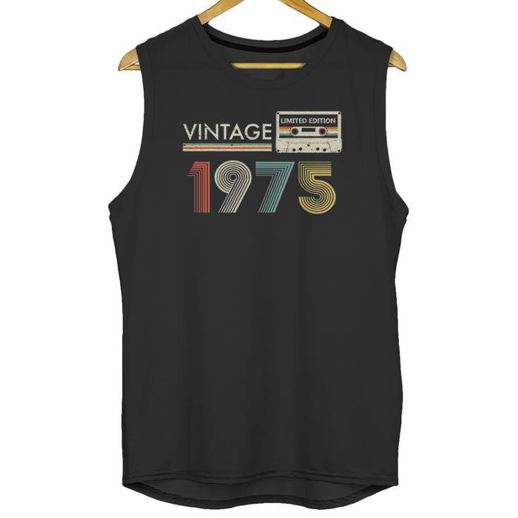 Vintage 1975 Limited Edition Retro Cassette Unisex Tank Top