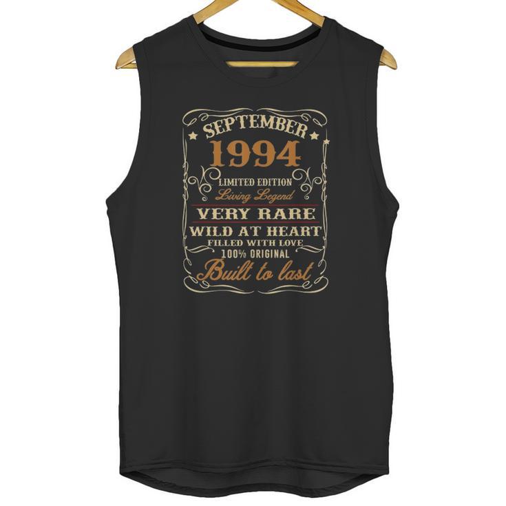 Vintage 26Th Birthday September 1994  26 Years Old Unisex Tank Top