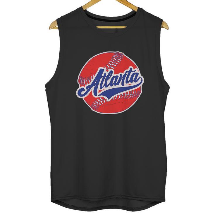 Vintage Atlanta Baseball Sports Logo Unisex Tank Top