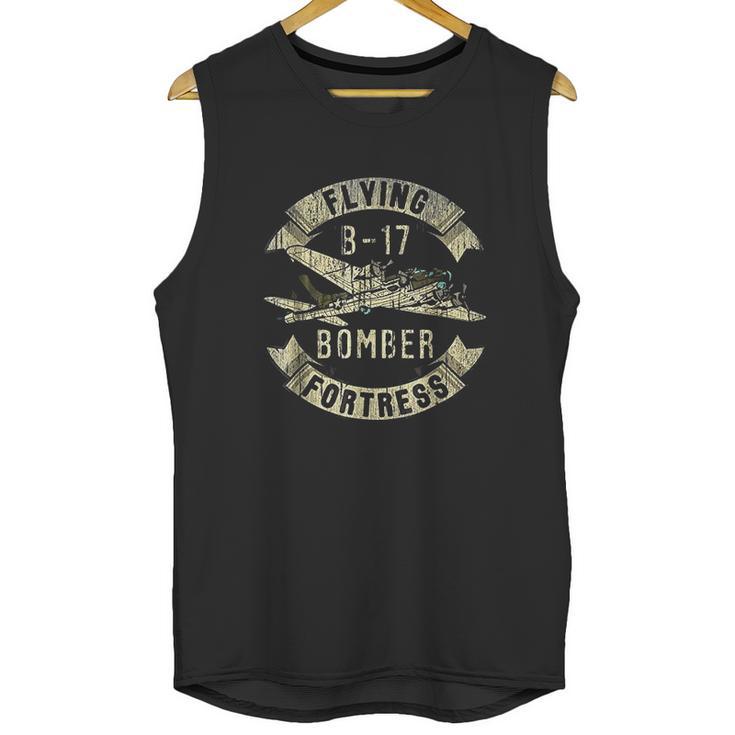 Vintage B17 Bomber Ww2 Plane Aviation Airplane Grunge Unisex Tank Top