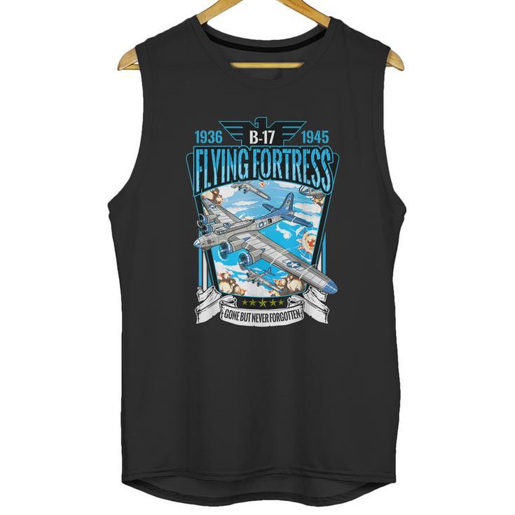 Vintage B17 Flying Fortress Ww2 Heavy Bomber Aviator Unisex Tank Top