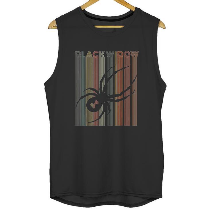 Vintage Black Widow Retro Spider Unisex Tank Top