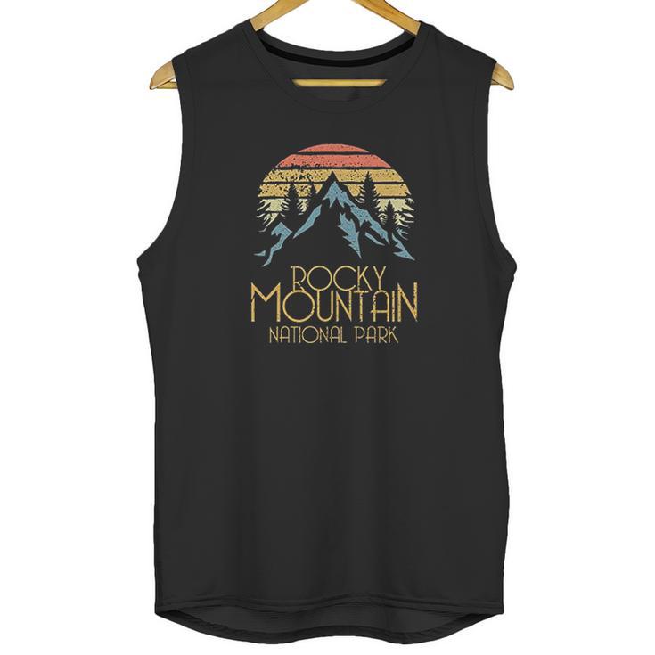 Vintage Rocky Mountains Unisex Tank Top