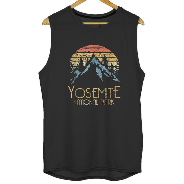 Vintage Yosemite National Park California Unisex Tank Top