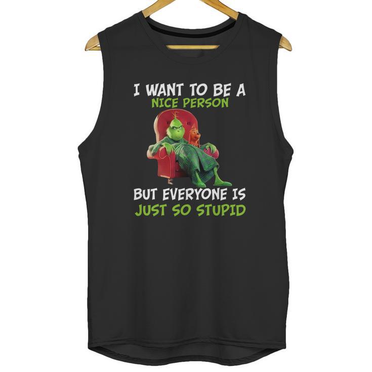 I Want To Be A Nice Person Unisex Tank Top