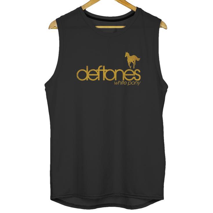 White Pony Unisex Tank Top