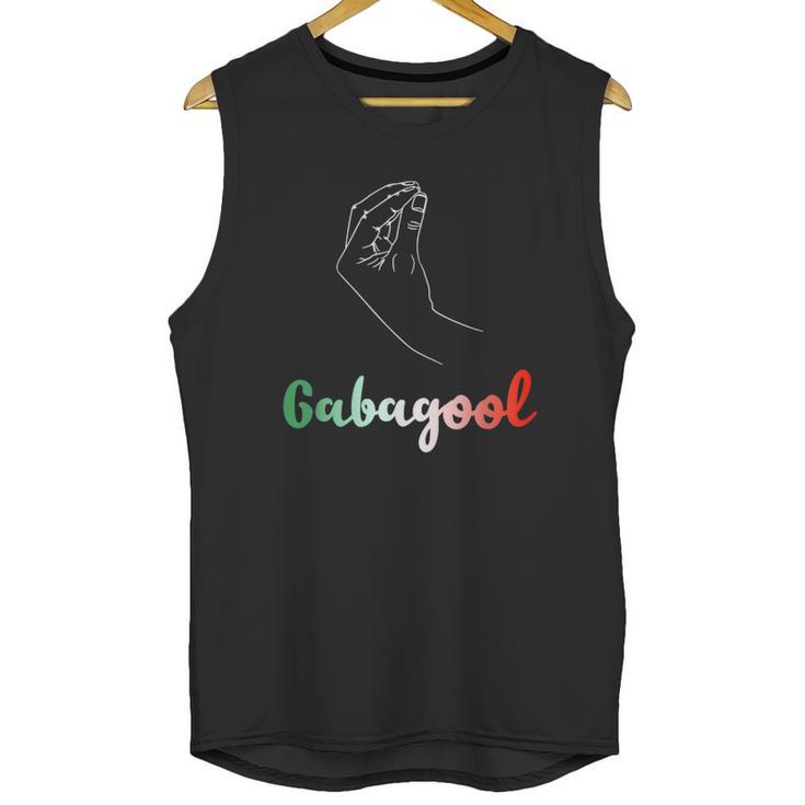 I Will Have The Gabagool Funny Fingers Unisex Tank Top