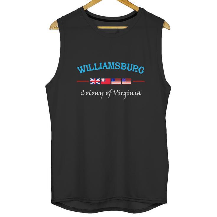 Williamsburg Virginia Colony Shirt Unisex Tank Top