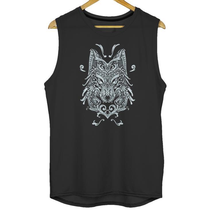 Wolf Wolf Art Wolf Drawing - Kids Ho Unisex Tank Top