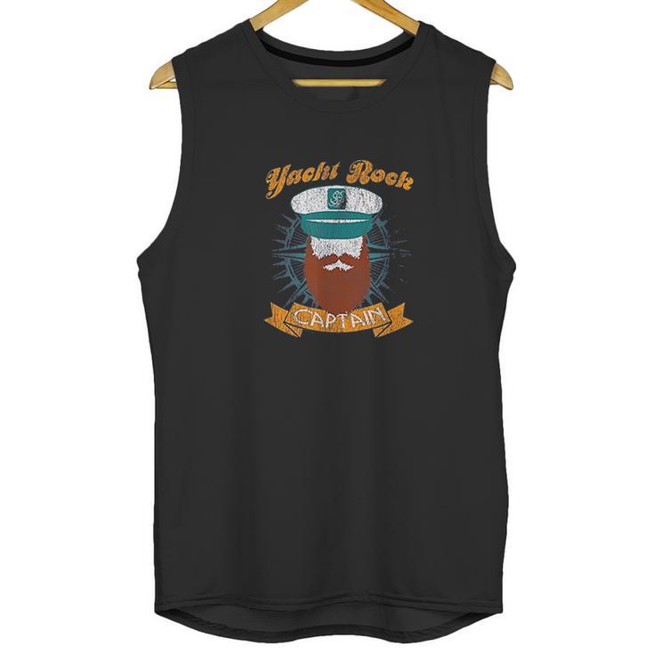 Yacht Rock Captain Party Boat Drinking Bearded Unisex Tank Top