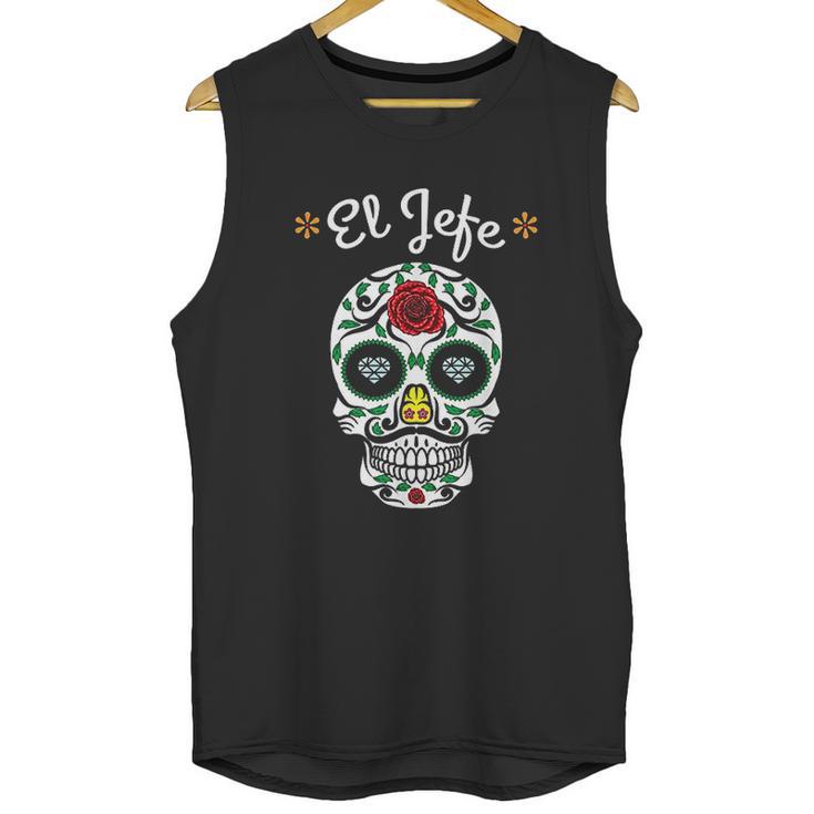 Yo Soy El Jefe Dia De Los Muertos Day Of The Dead For Men Unisex Tank Top