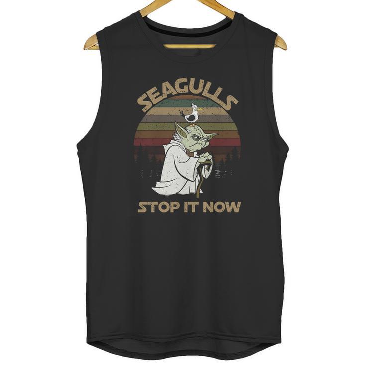 Yoda Seagulls Stop It Now Vintage Shirt Unisex Tank Top