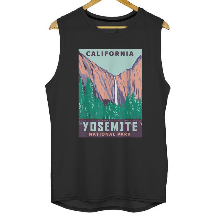 Yosemite National Park Us Vintage Usa California Parks Gift Unisex Tank Top