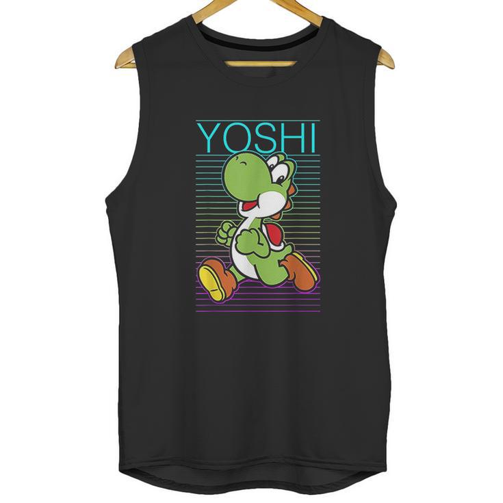 Yoshi Retro Gradient Fade Poster Unisex Tank Top