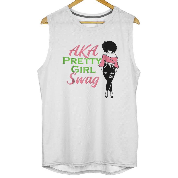 Aka Pretty Girl Swag Alpha Sorority Kappa Pink Gift Unisex Tank Top