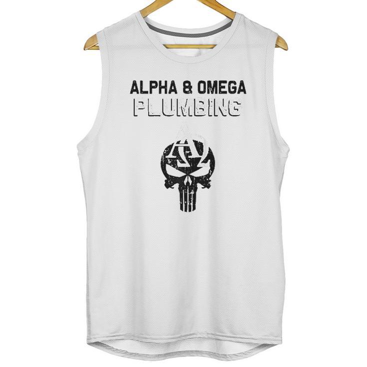 Alpha And Omega Plumbing Brian Anderson Unisex Tank Top