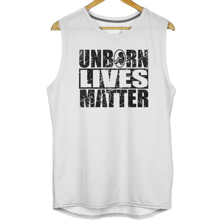 Anti Abortion Unborn Lives Matter Unisex Tank Top