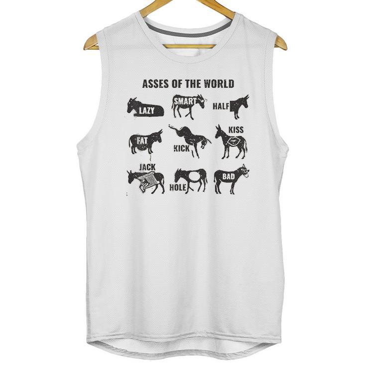 Asses The World Unisex Tank Top