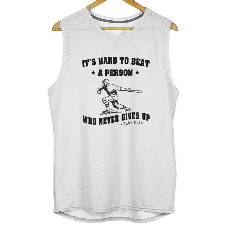 Babe Ruth Quote Unisex Tank Top