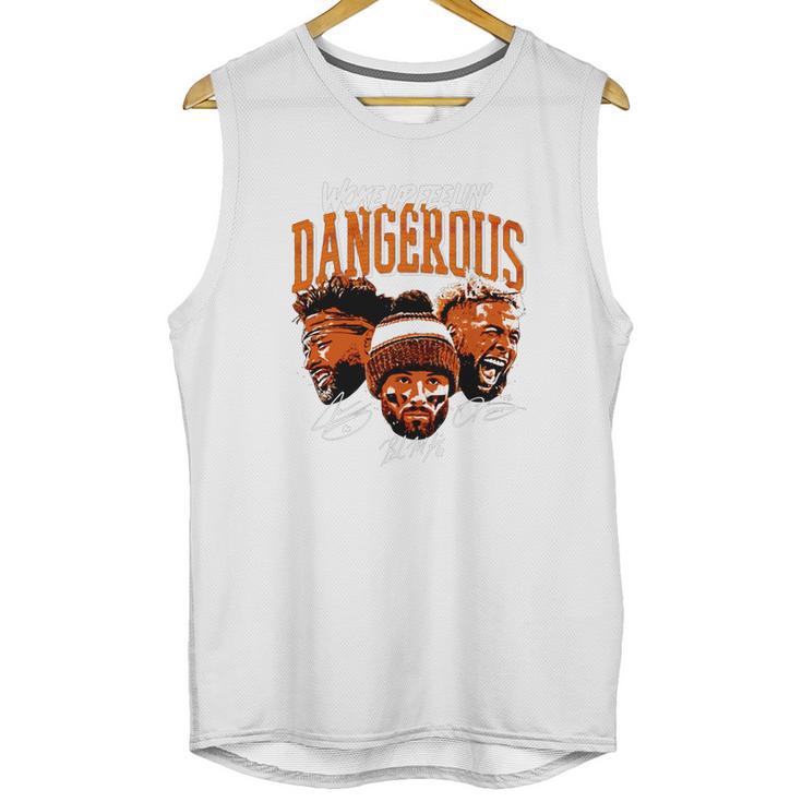 Baker Mayfield Woke Up Feeling Dangerous Unisex Tank Top