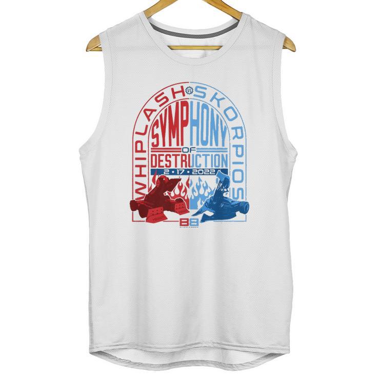 Battlebots February 17Th Main Event Whiplash Vs Skorpios Unisex Tank Top