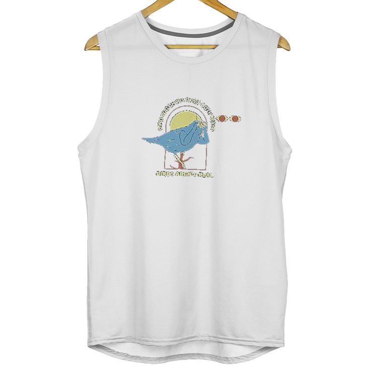 Birds Arent Real Bird Watching Unisex Tank Top