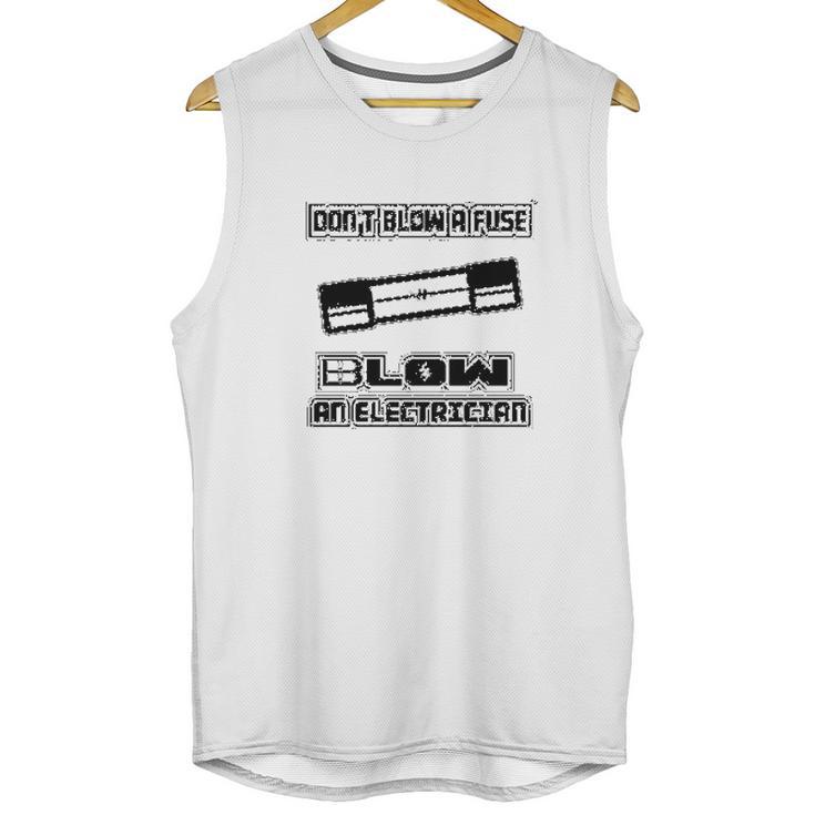 Blow Fuse Electrician Unisex Tank Top