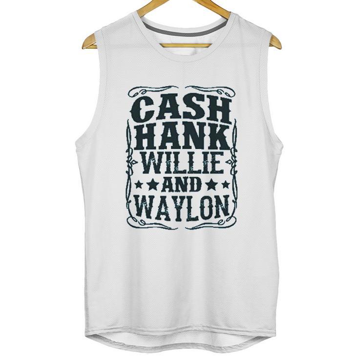 Cash Hank Willie And Waylon Country Girl Unisex Tank Top