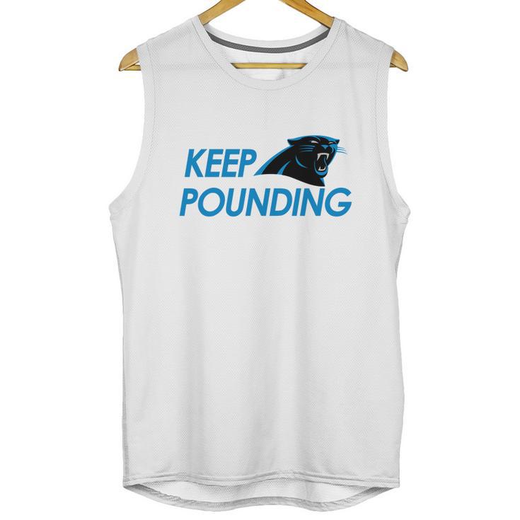 Check Out This Awesome Carolina Panthers Shirts Keep Pounding Unisex Tank Top