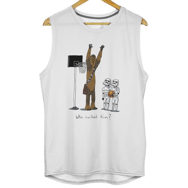 Chewbacca Basketball Who Invited Him Unisex Tank Top